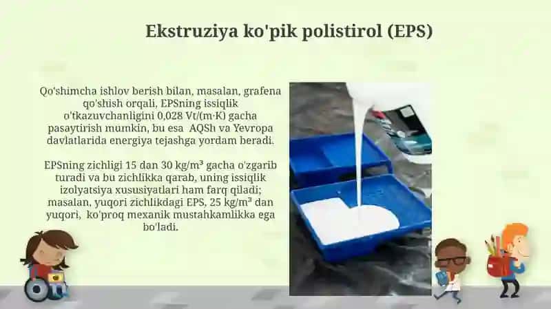 Ekstruziya ko'pik polistirol (EPS) 3