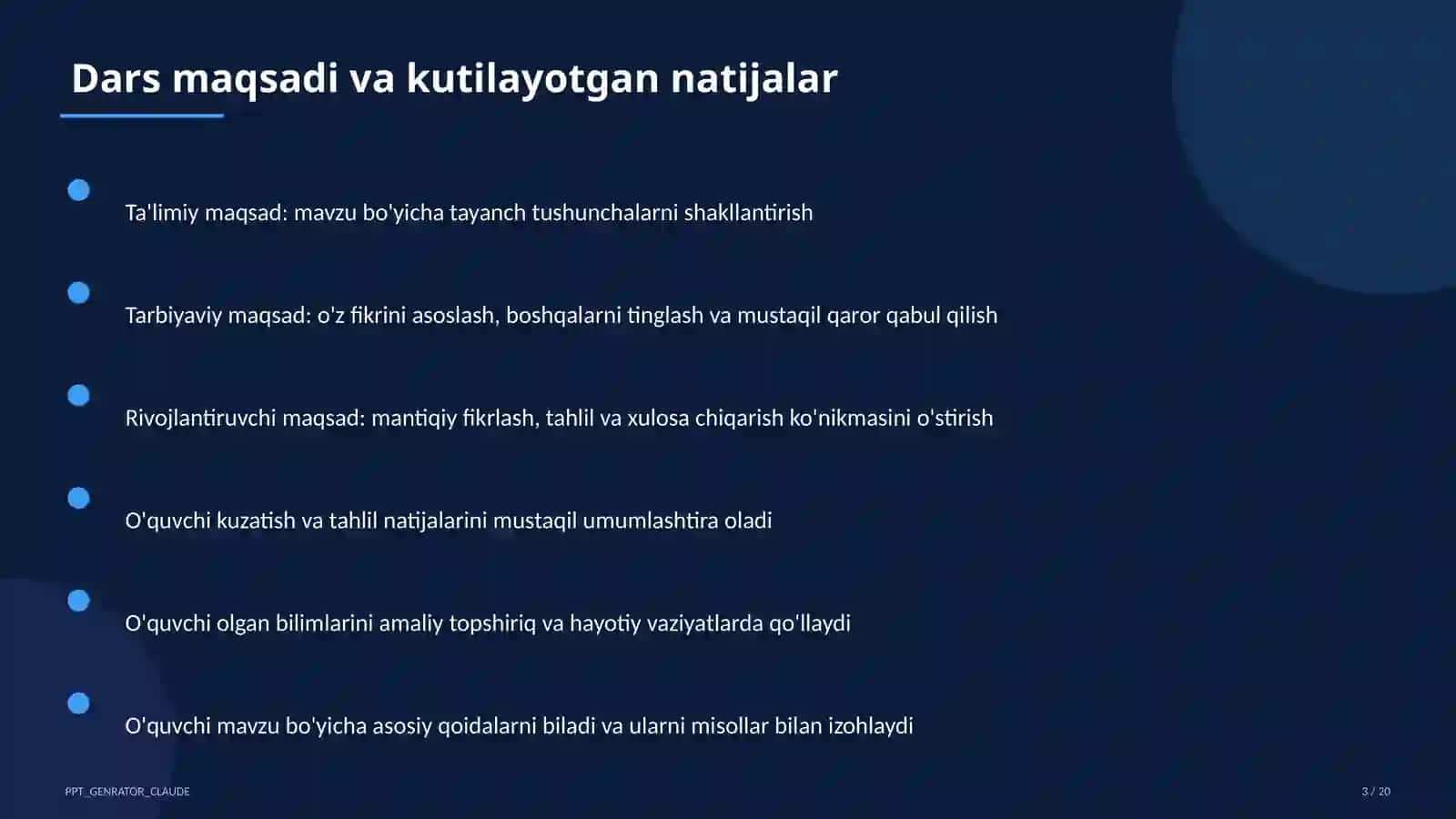 Dolzarb mavzular — maktab va o'qituvchilar (2026) 3