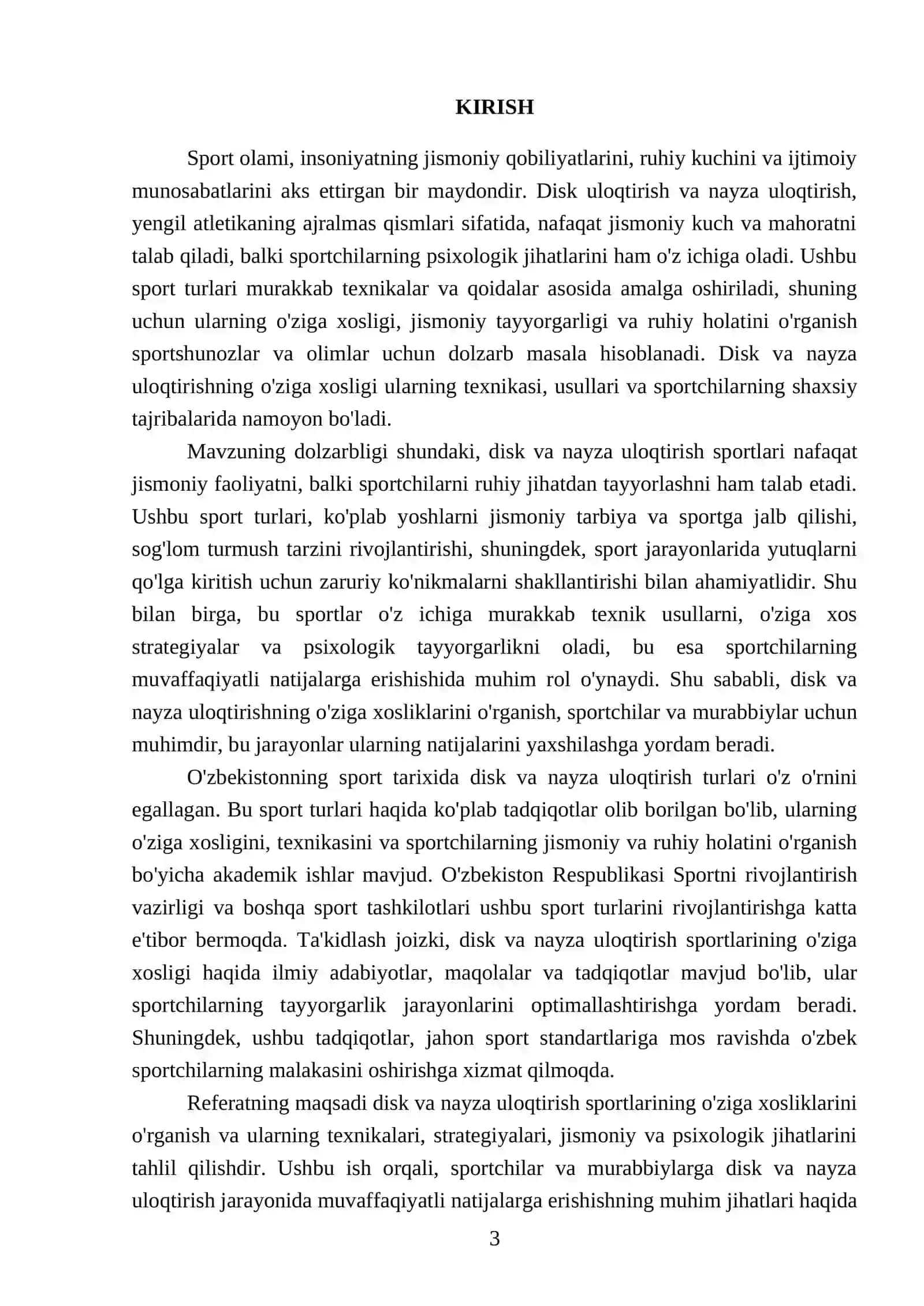 Disk uloqtirish va nayza uloqtirishning o‘ziga xosligi 2025-2026 o'quv yili 3