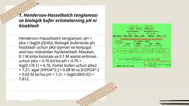 Bialogik ahamiyatga ega bòlgan bufer eritmalarni pH ni hisoblash 3