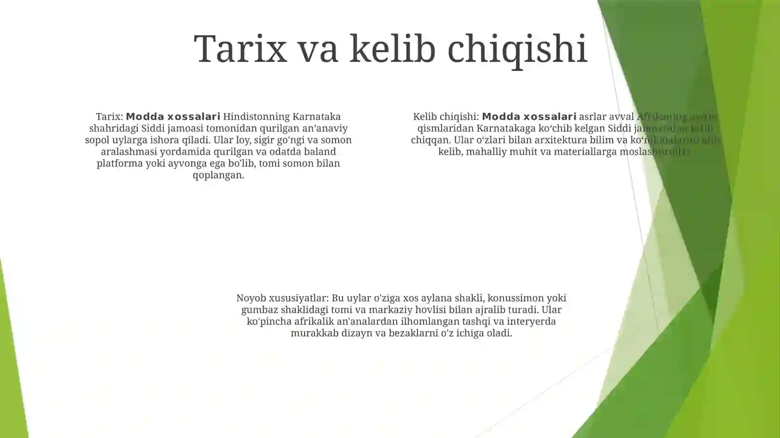 Modda xossalari 3