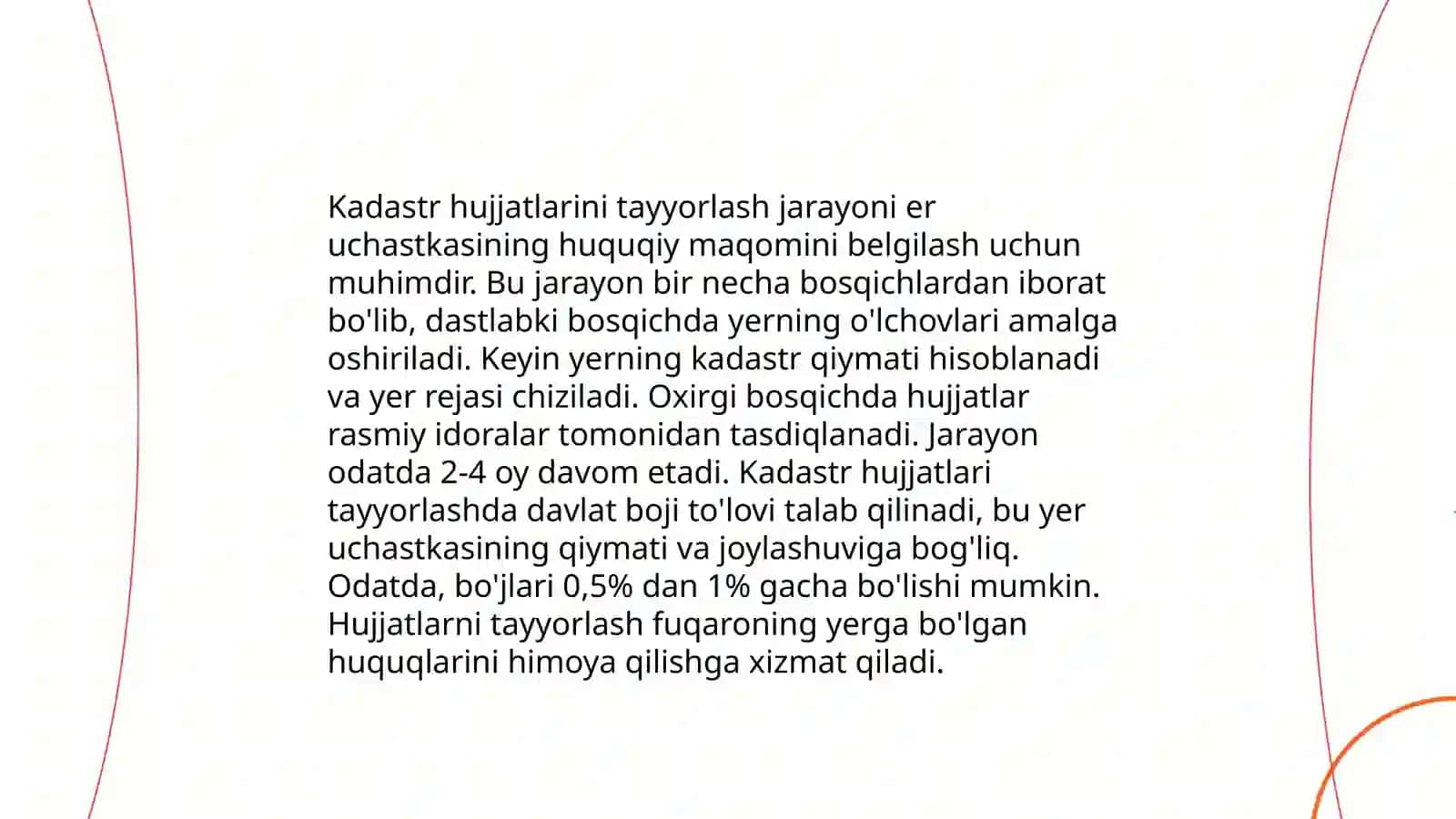 Kadastr hujjatini tayyorlashda bajariladigan ishlar 3
