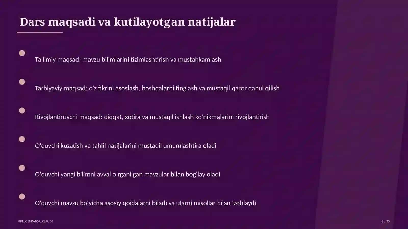 O'qituvchilar uchun: raqamli ta'lim texnologiyalari 3