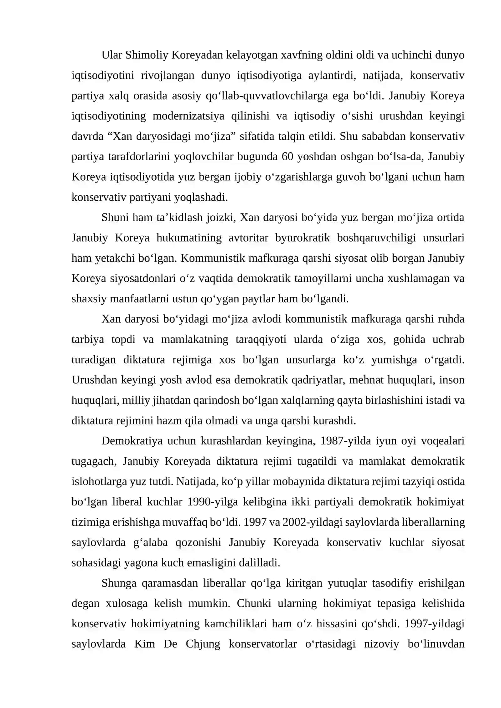 Jaxon moliyaviy-iqtisodiy inqirozining Janubiy Koreya iqtisodiyotiga ta`siri 3