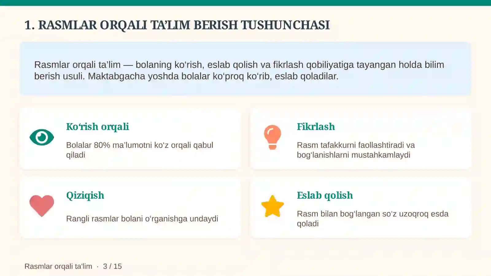 Bolalarni Rasmlar ORQALI YOZISH VA O‘QITISH USULLARI 3