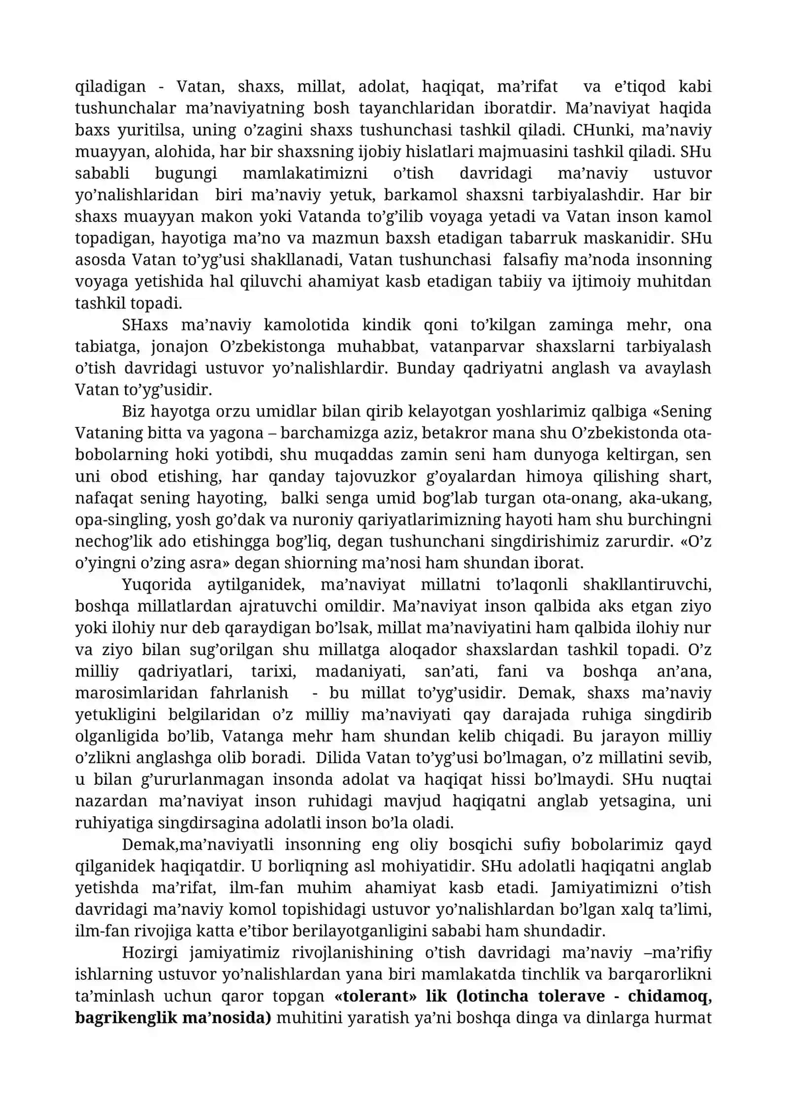 DINIY EKSTREMIZM VA TERRORIZMNING MARKAZIY OSIYO MINTAQASIDA PAYDO BO’LISHINING O’ZIGA HOS HUSUSIYATI 3