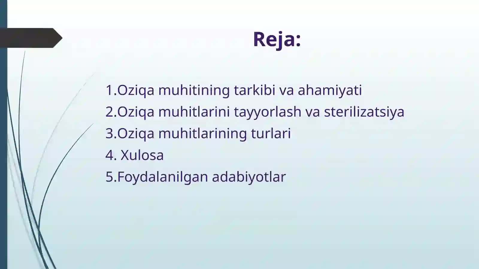 Mikroorganizmlarni oʻstirish uchun oziqa muhtlari 3