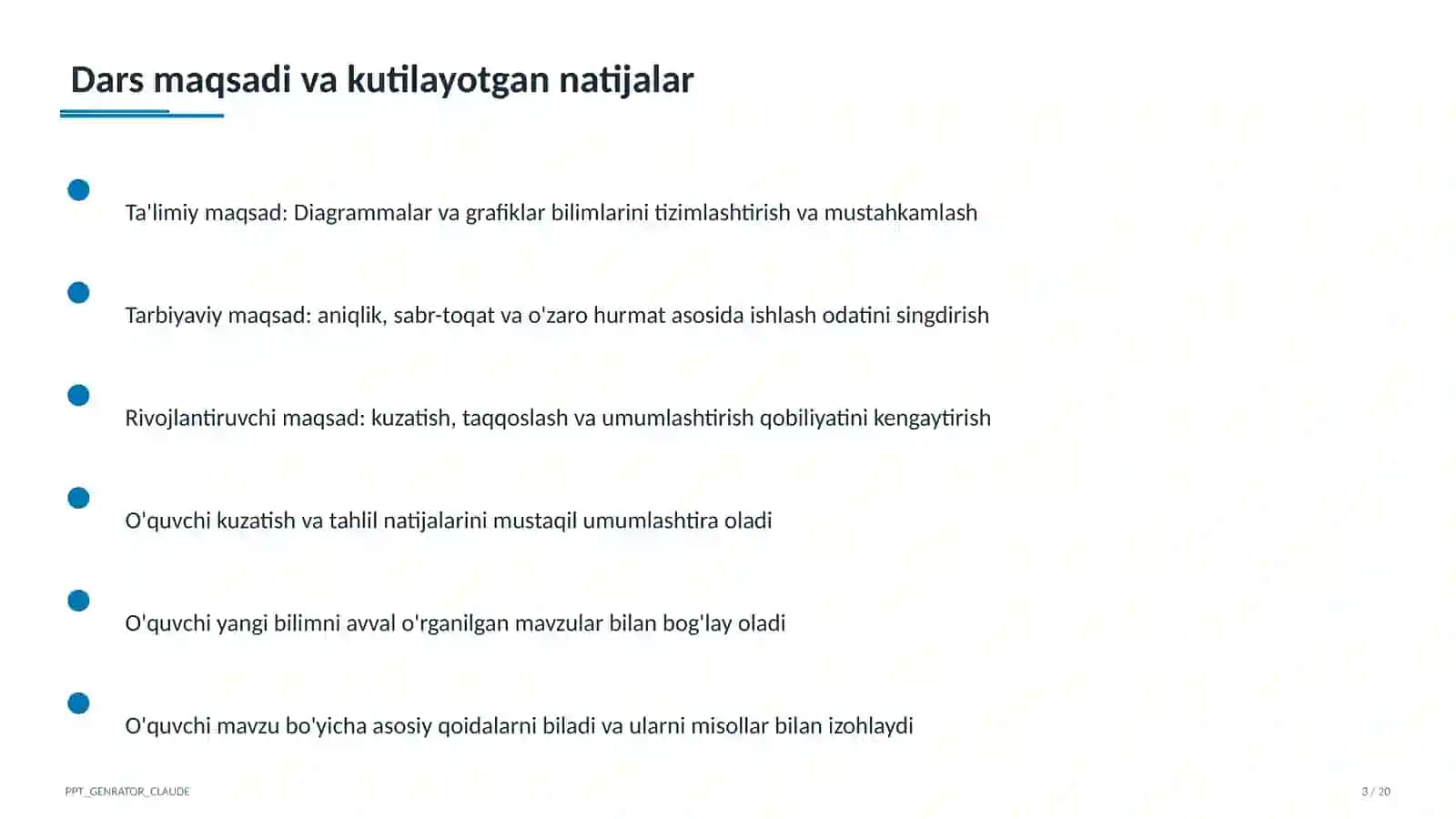 Diagrammalar va grafiklar (6-sinf) 3