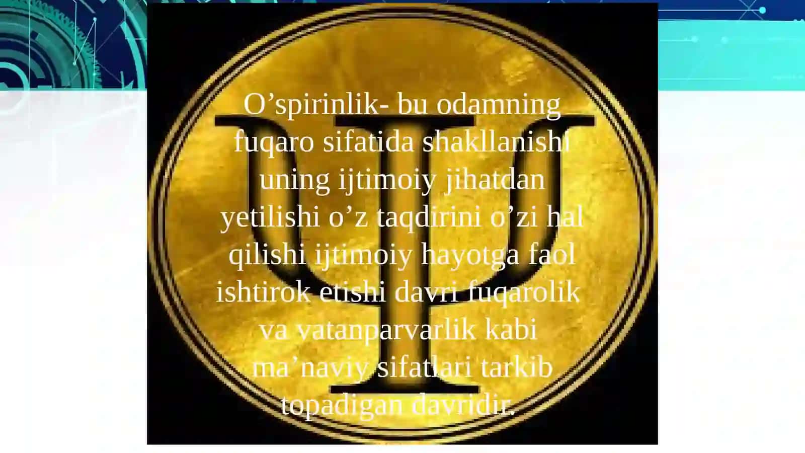 O`SPIRINLIKDAVRI 3