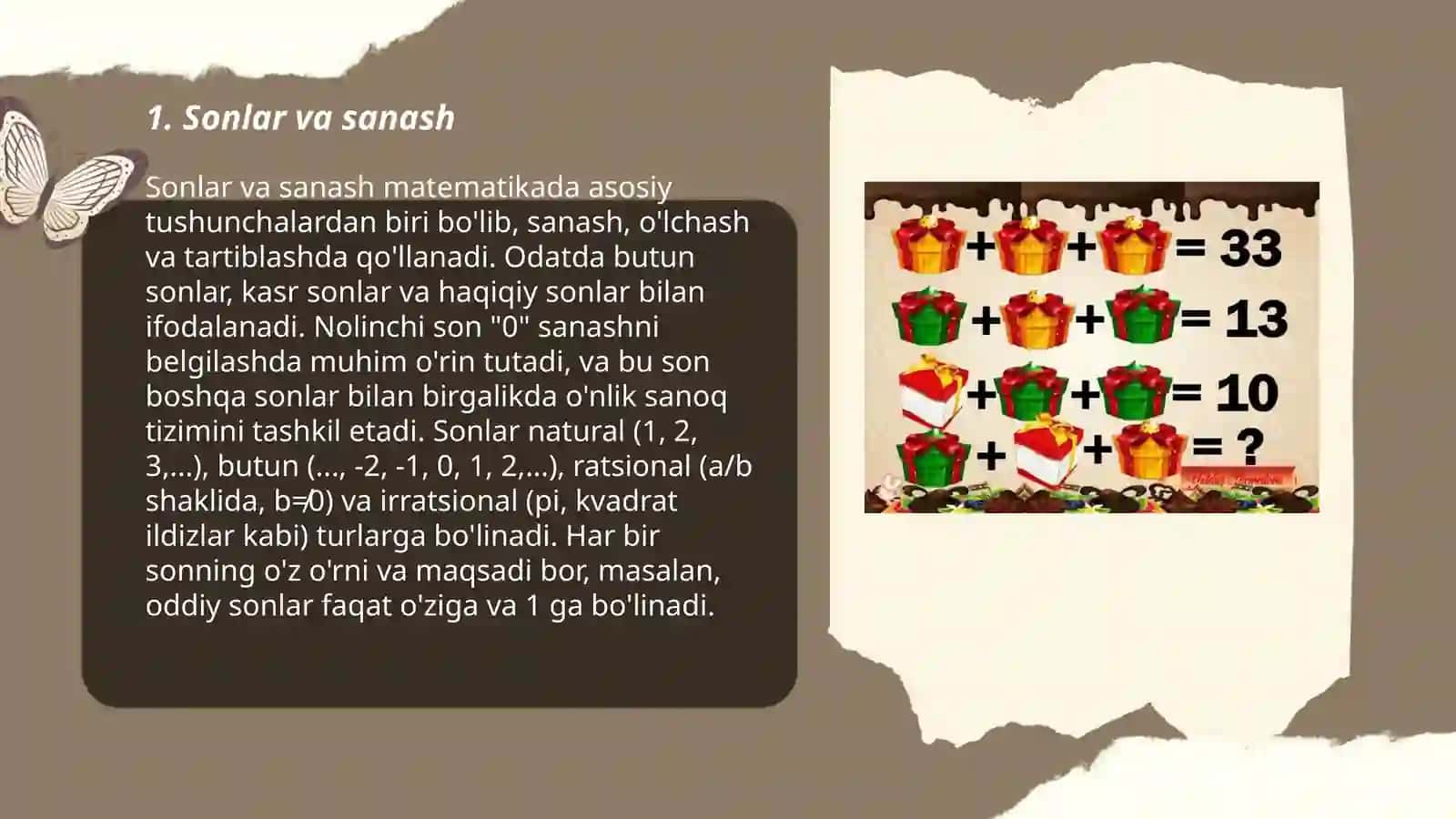 Boshlang'ich sinf matematika darsliklarining mavzular bo'yicha umumiy tahlili 3
