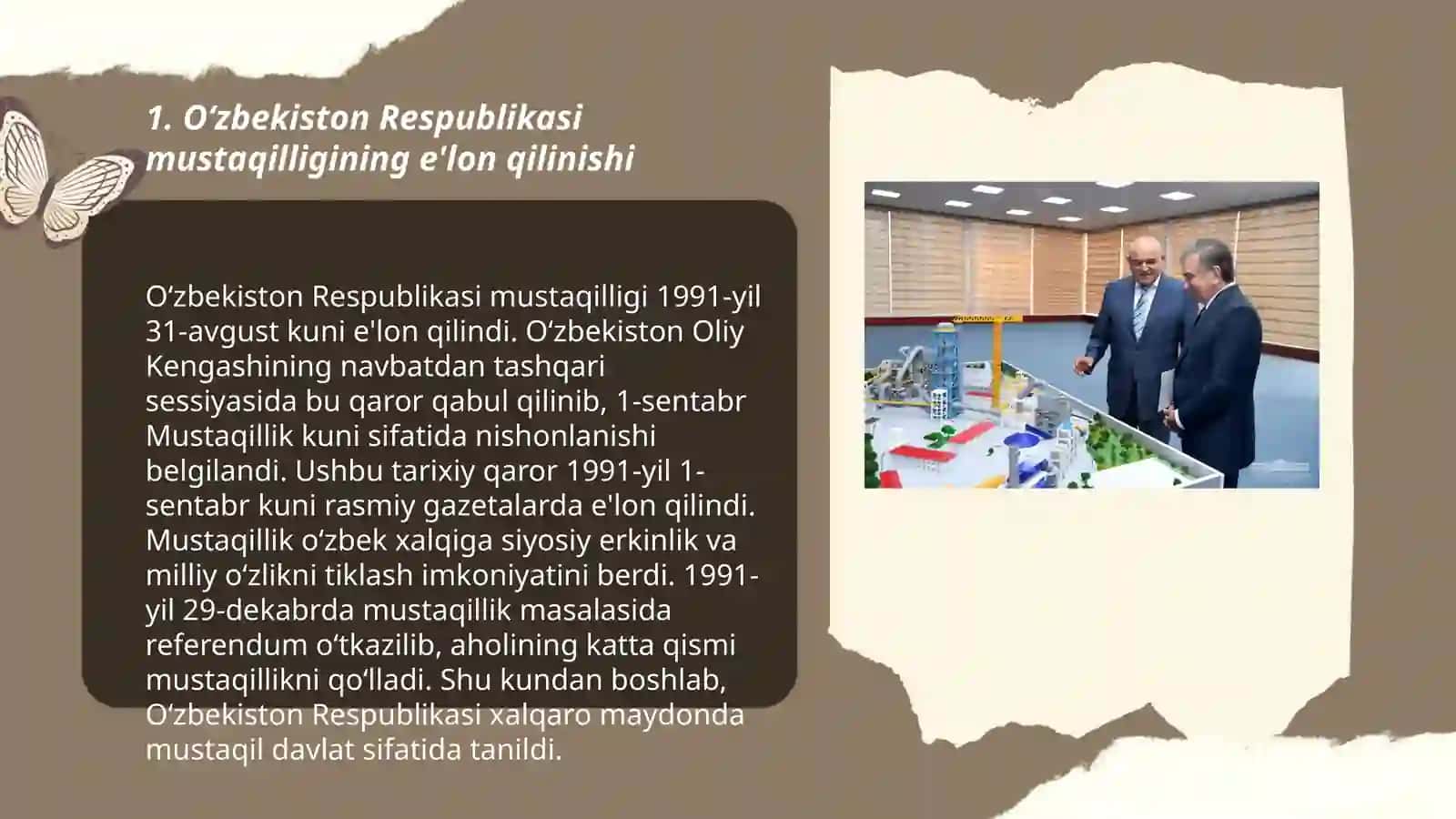 O'zbekistonda demokratik, fuqarolik jamiyati asoslarining shakllanishi, amalga oshirilgan siyosiy islohotlar 3