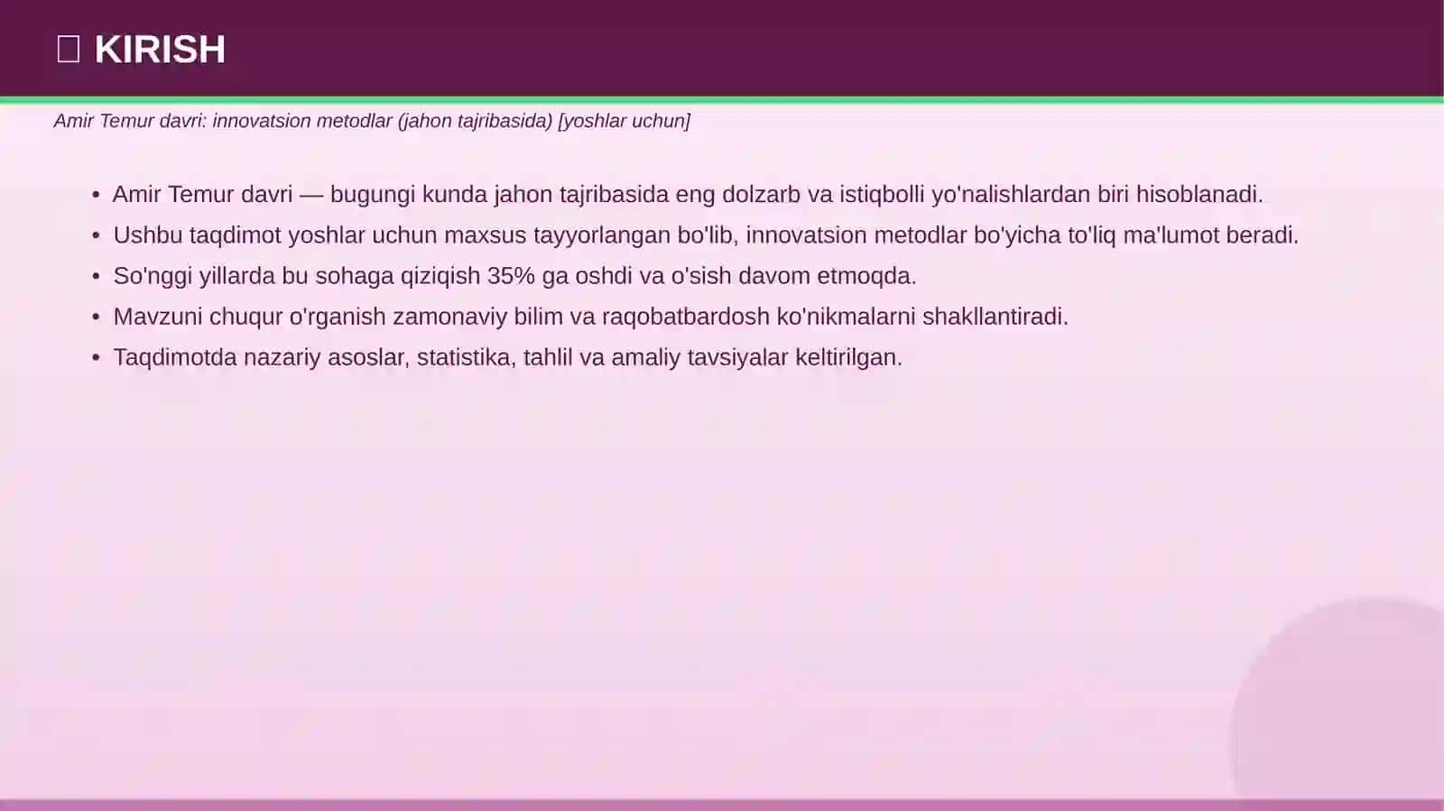 Amir Temur davri: innovatsion metodlar (jahon tajribasida) [yoshlar uchun] 3