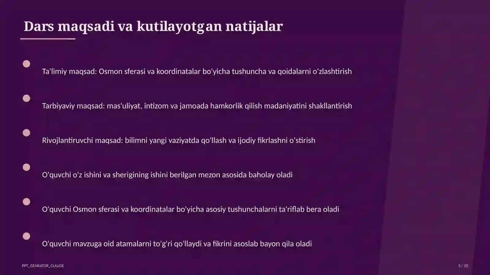 Astronomiya va chizmachilik (8–11) 3