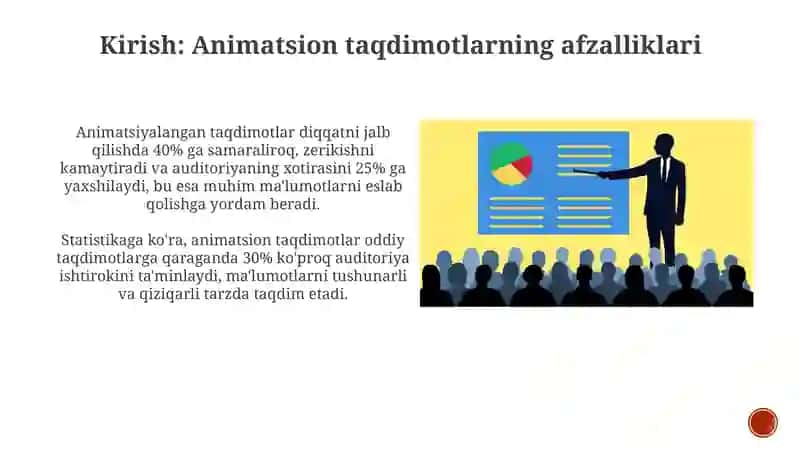 Animatsiyalangan taqdimotlarni yaratish asoslari 3
