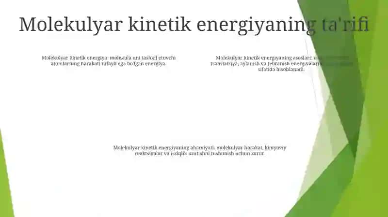 Gazlar Molekular Kinetik Energiyasining Asoslari 3