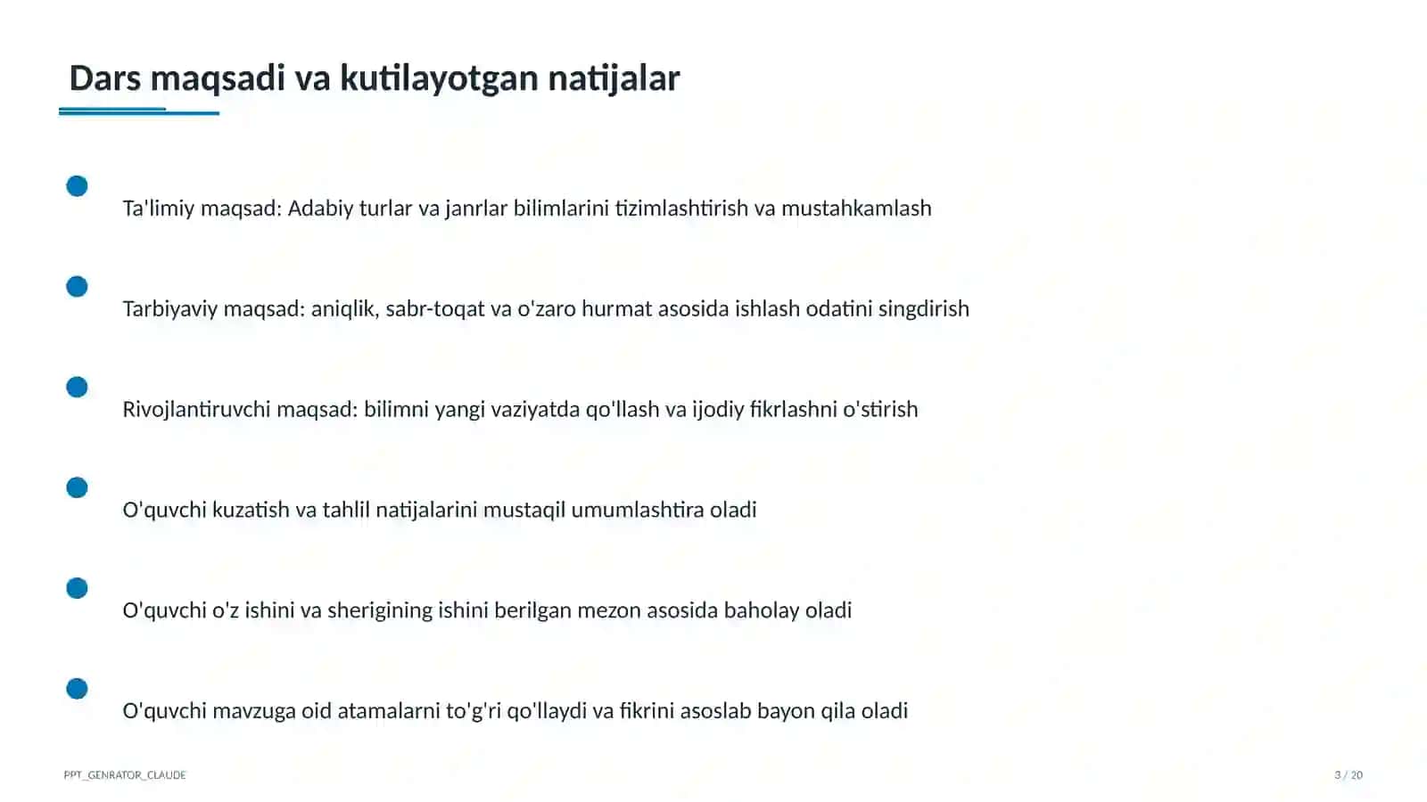 Adabiy turlar va janrlar (10-sinf) 3