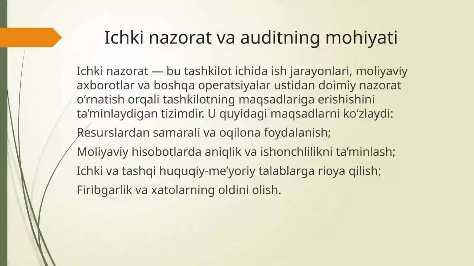 Ichki nazorat 3