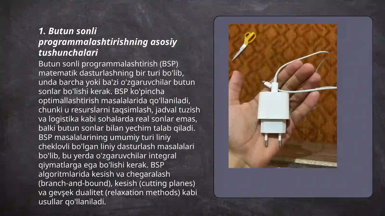 Butun sonli programmalashtirish 3