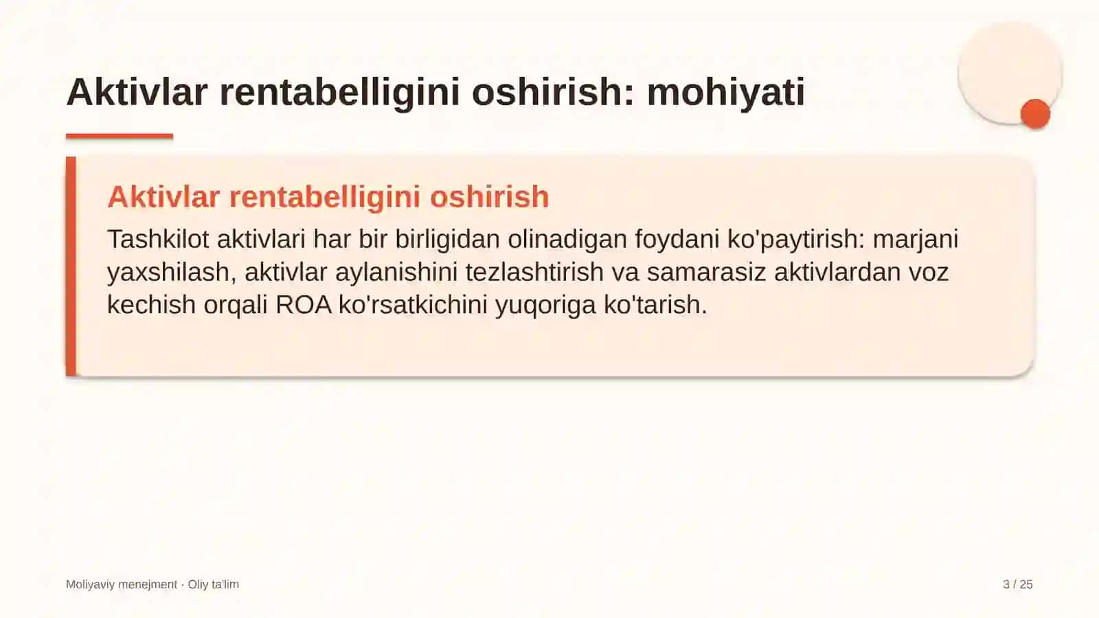Dasturiy ta'minotni testlash sohasida aktivlar rentabelligini oshirish 3