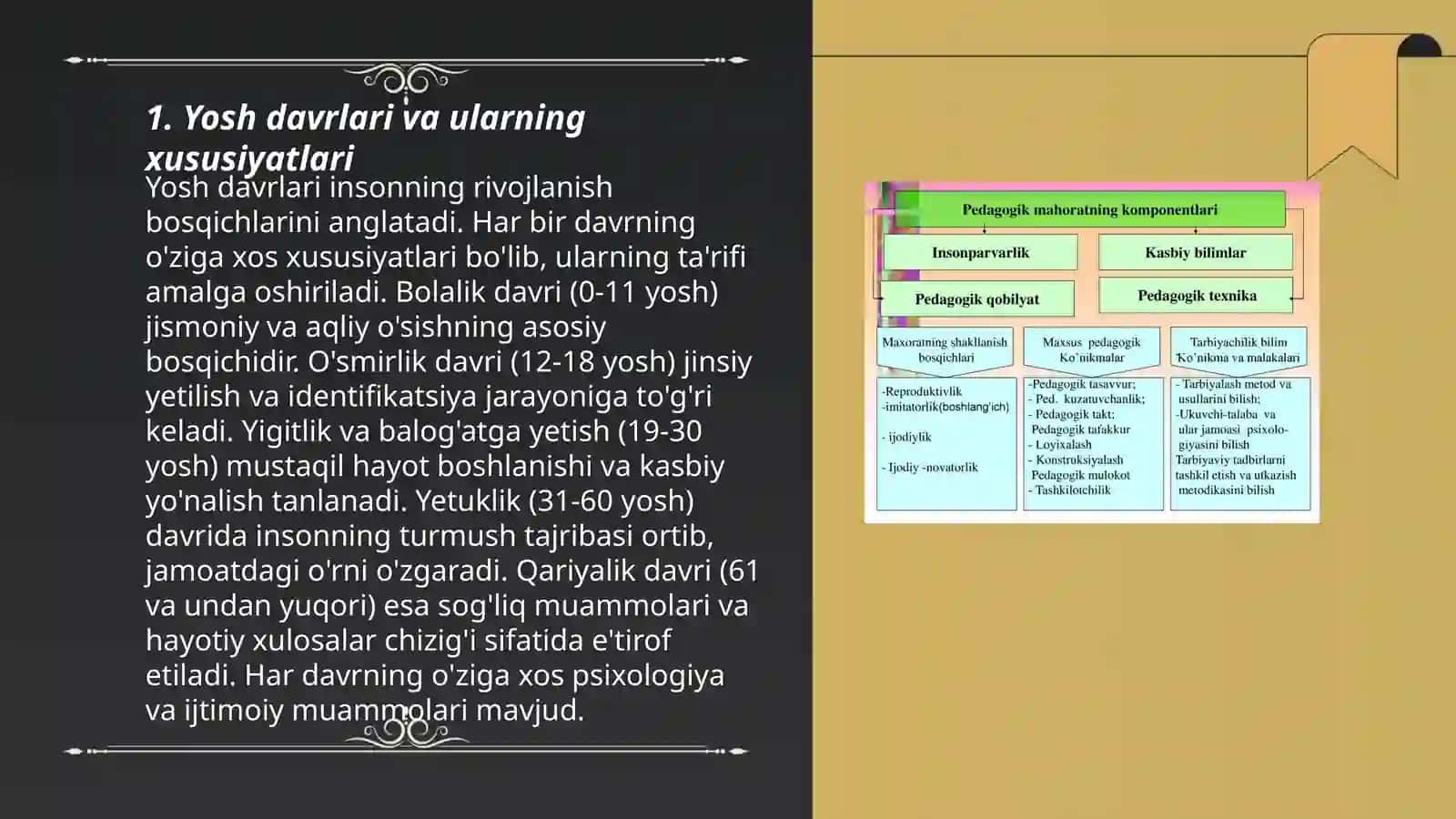 Yosh va pedagogik psixologiya fanining tadqiqot sohasi va muammolari 3