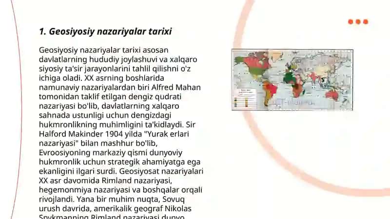 Yangi davr geosiyоsiy nazariyalar va maktablari 3