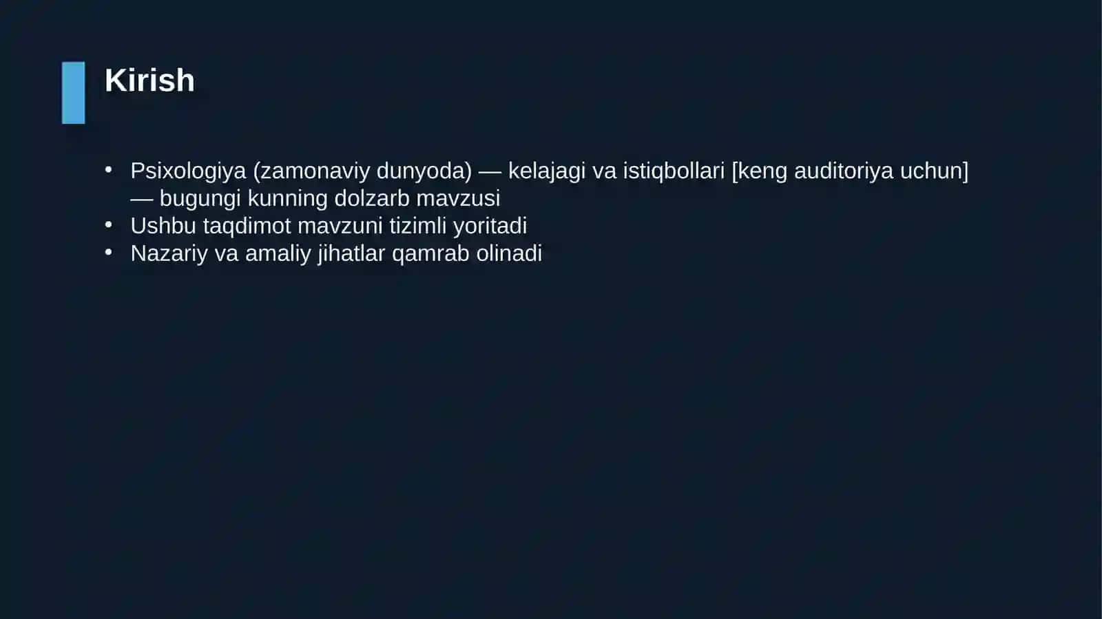 Psixologiya (zamonaviy dunyoda) — kelajagi va istiqbollari [keng auditoriya uchun] 3