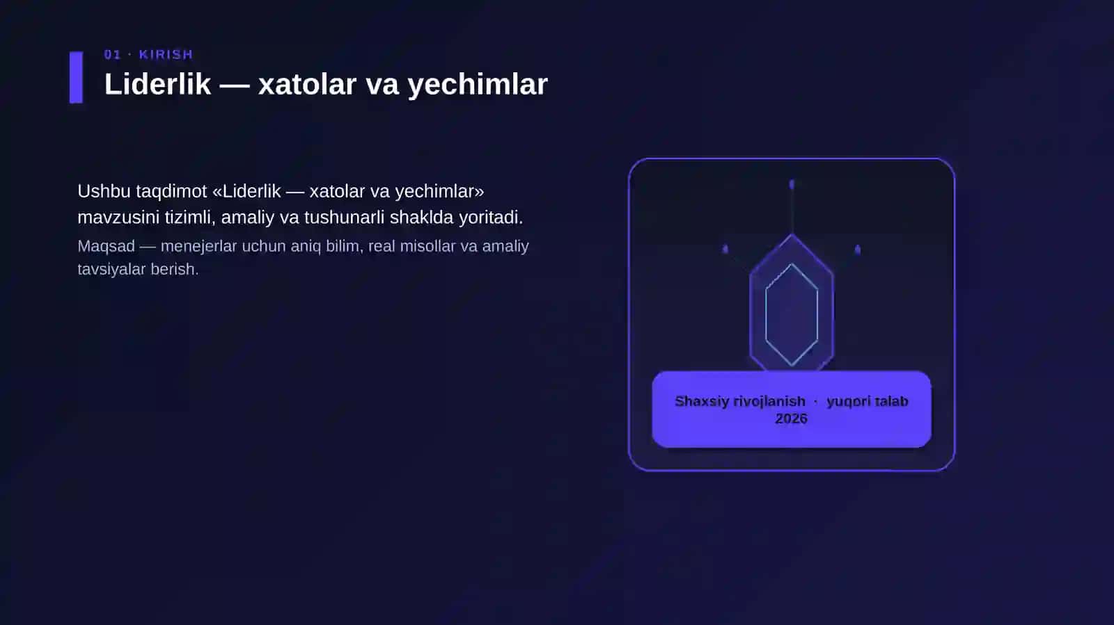 Liderlik — xatolar va yechimlar 3