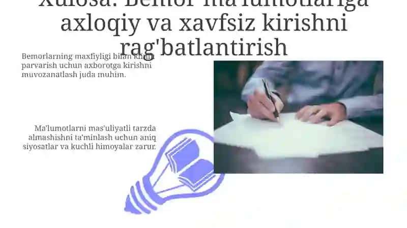 Bemorlarning ma’lumot olish masalasining etik-huquqiy jihatlari 3