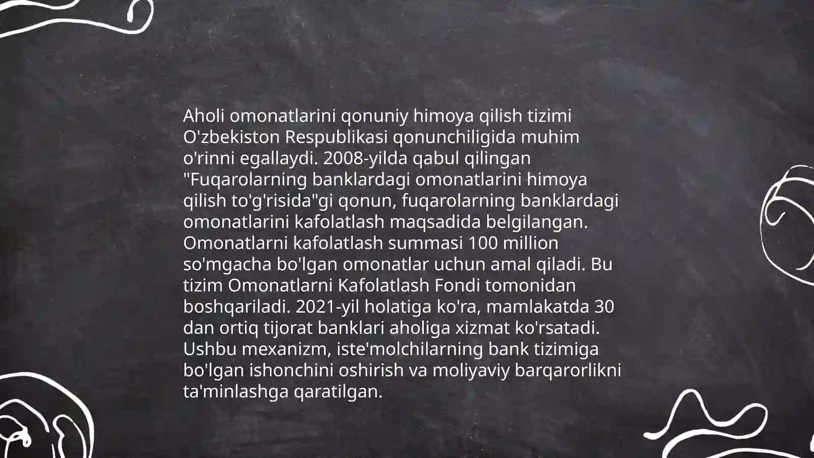 Aholi omonatlarini kafolatlashning huquqiy asoslari 3