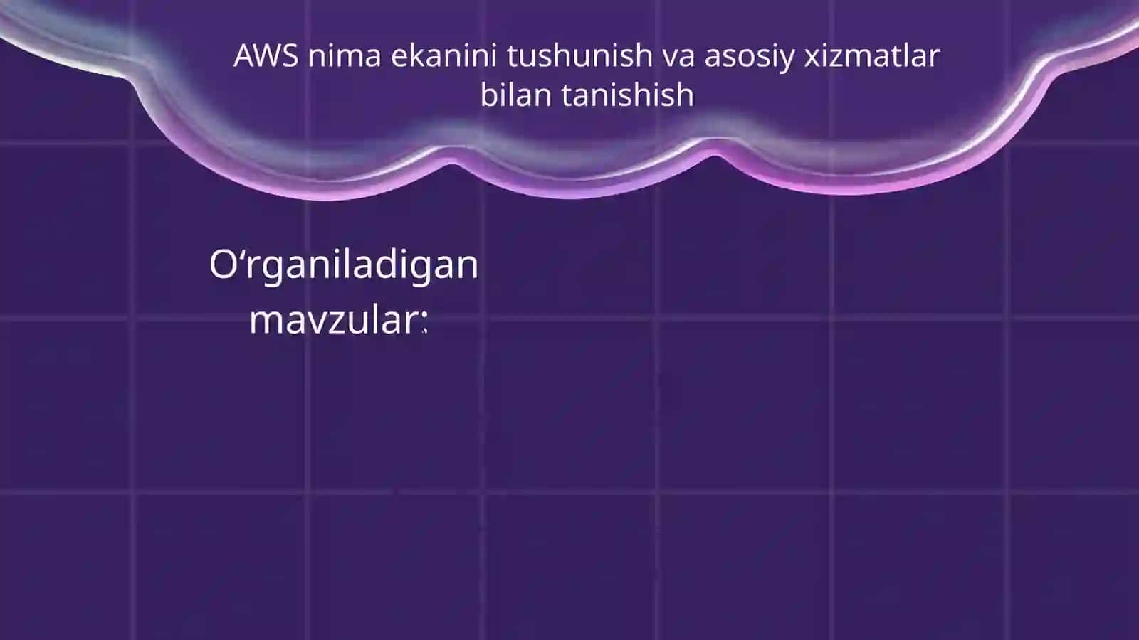 Amazon Web Services yo'riqnomalarini o'rganish 3