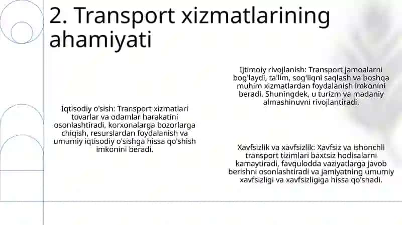 Transport Xizmatlari Va Yuklarni Ekspeditsiyalash 3