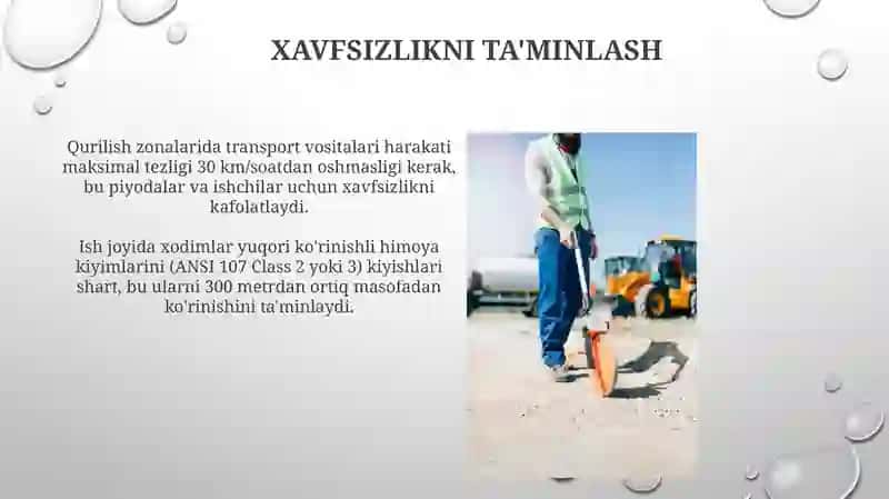 Yo'llarni rekonsturuksiya qilishda tayyorgarlik ishlari 3