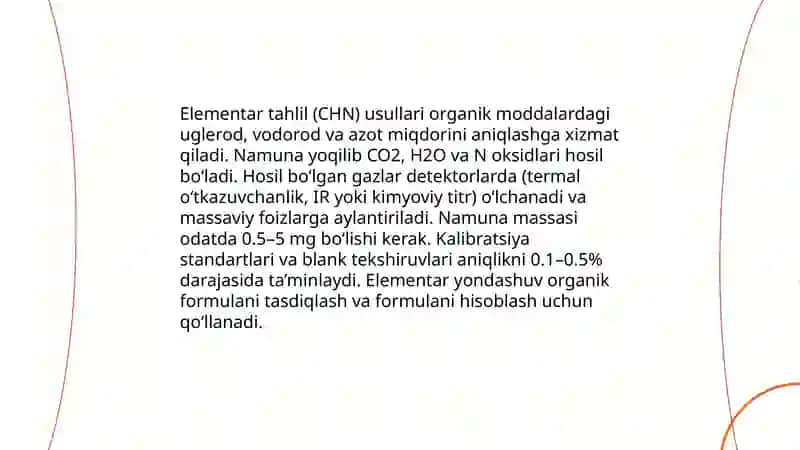 Organik moddalarni tuzilishini aniqlash uchun fizikaviy usullar 3