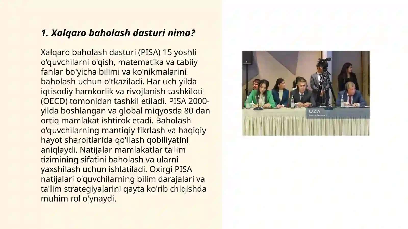 Xalqaro baholash dasturining mamlakat iqtisodiyotida tutgan o'rni 3