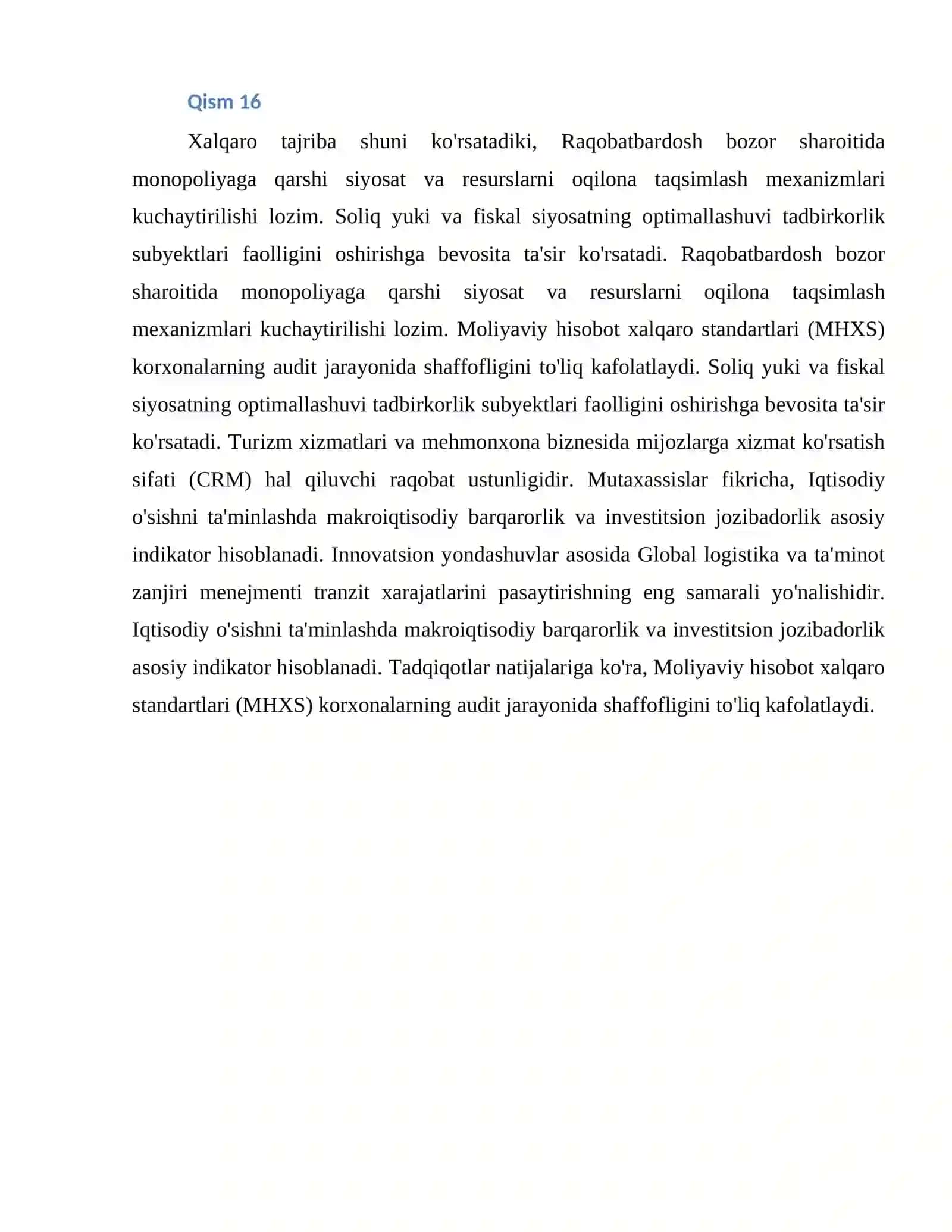 Akademik Tahlil va Yondashuv 3