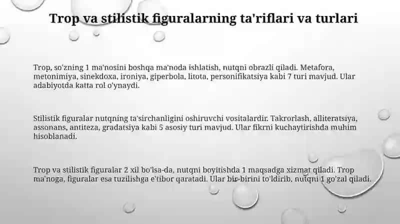 Troplar va uslubiy figuralar 3