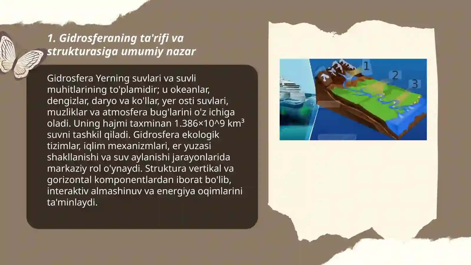 Gidrosfera va uning tarkibiy qismlari 3