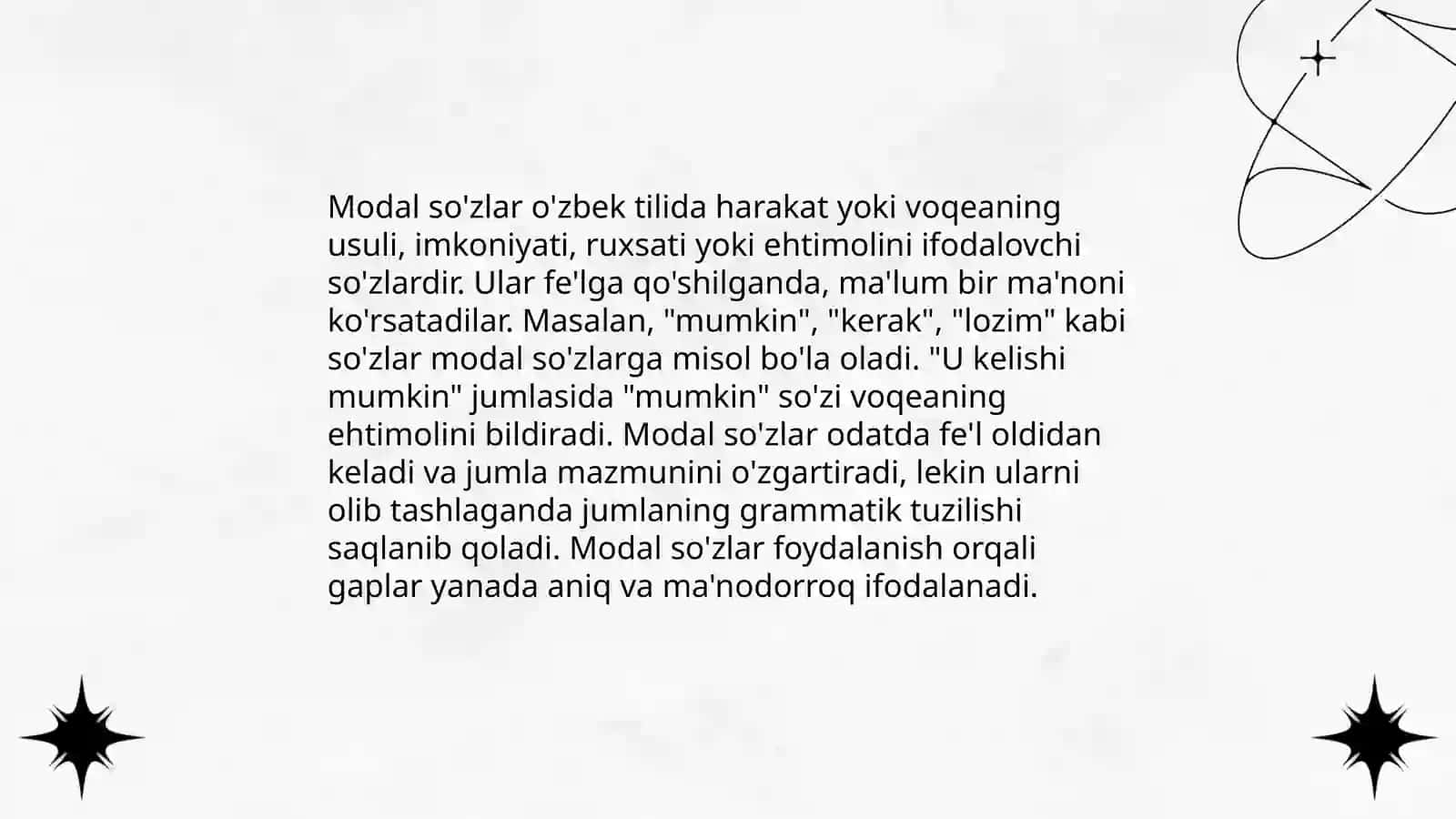 Modal so'zlar 3