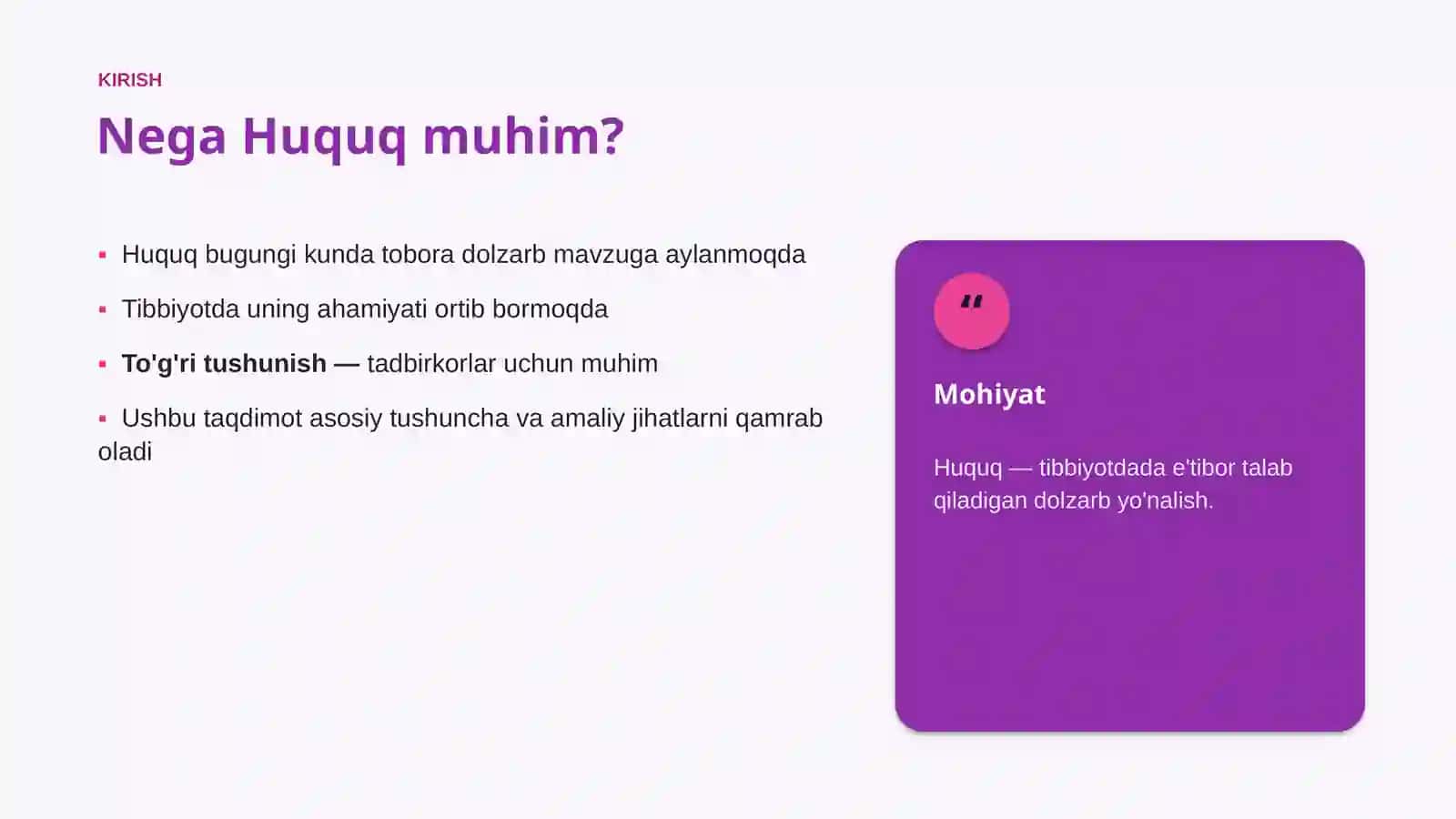 Tibbiyotda Huquq 3