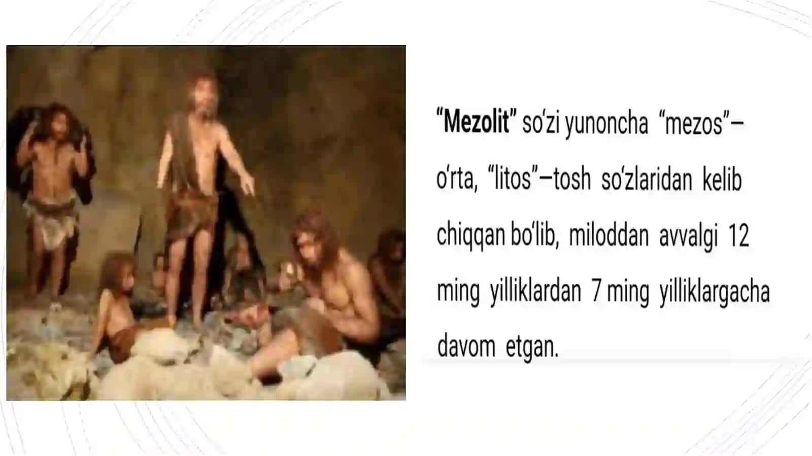 Mezalit davri tarixi 3