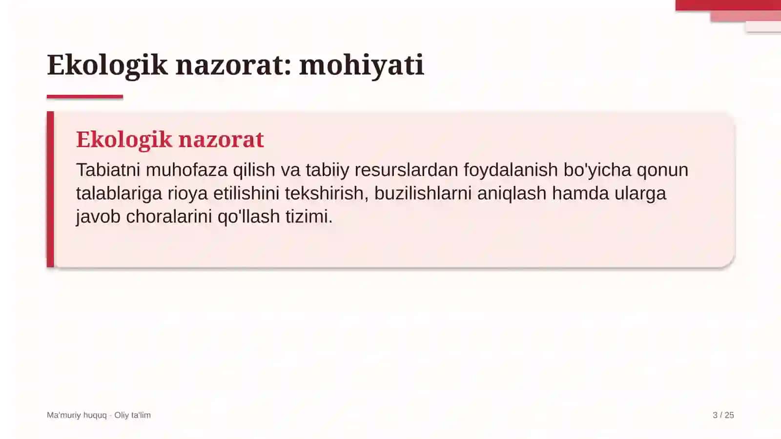 Bolalar musiqa va san'at maktablarida ekologik nazorat 3