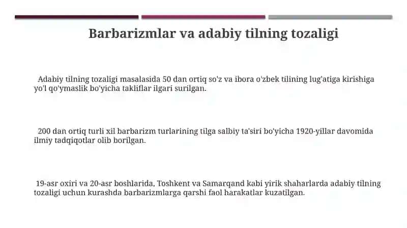 Barbarizmlar: Ta'rif va Turlari 3