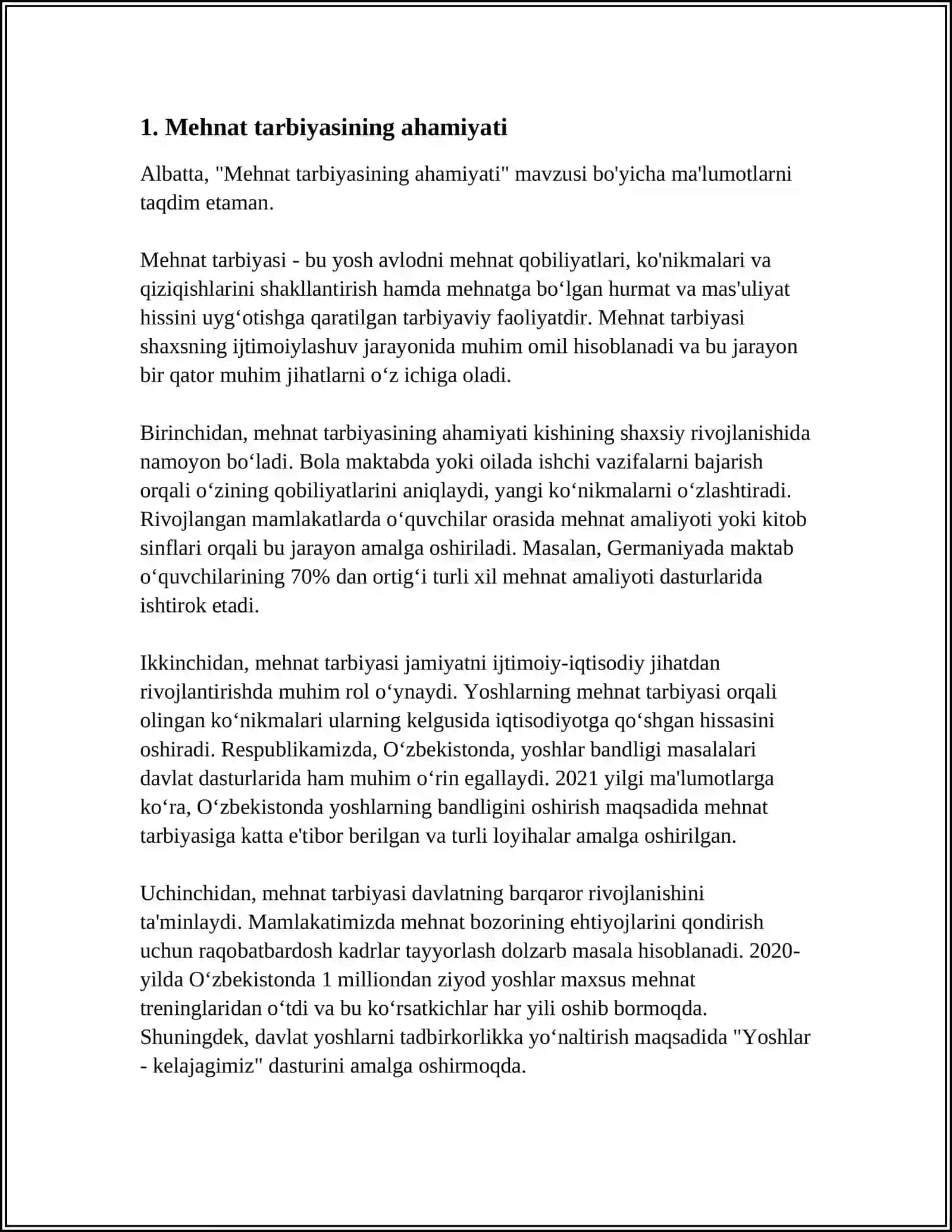 MEHNAT TARBIYASINING VAZIFALARI 3