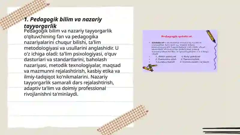 Oʻqituvchi pedagogik qobiliyatining asosiy sifatlari va yetakchi xususiyatlari 3