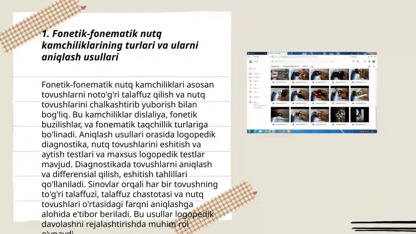 Fonetik-fonematik nutq kamchiliklarining turlari va ularni aniqlash usullari 3