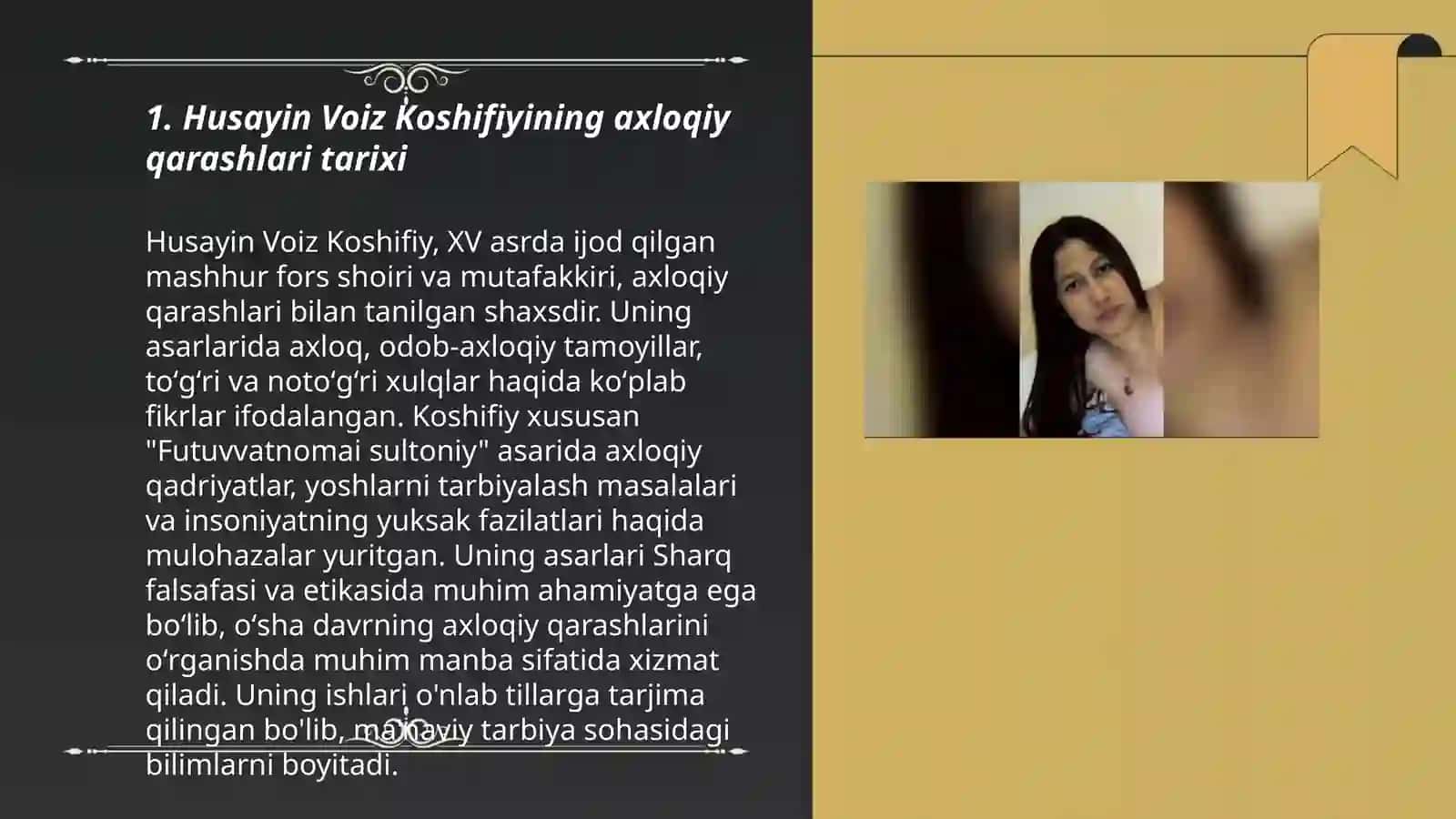 Husayin Voiz Koshifiyning axloqiy qarashlari tarixi 3