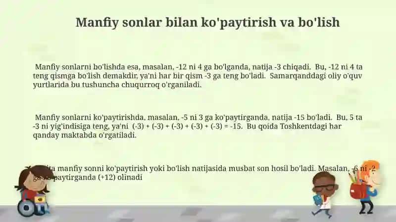 Ko'paytirish va bo'lish mdtodikadj 3