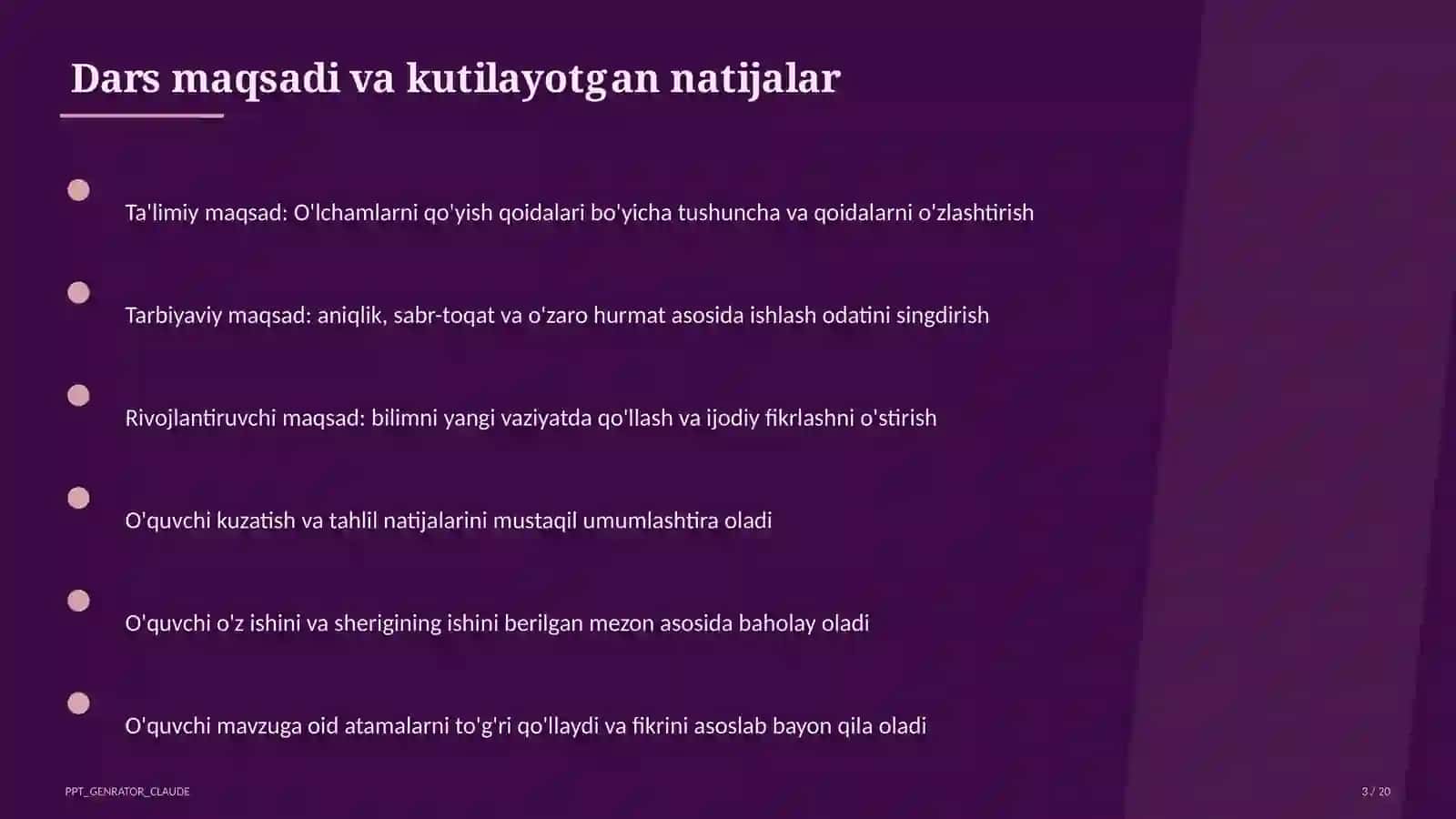O'lchamlarni qo'yish qoidalari (8-sinf) 3