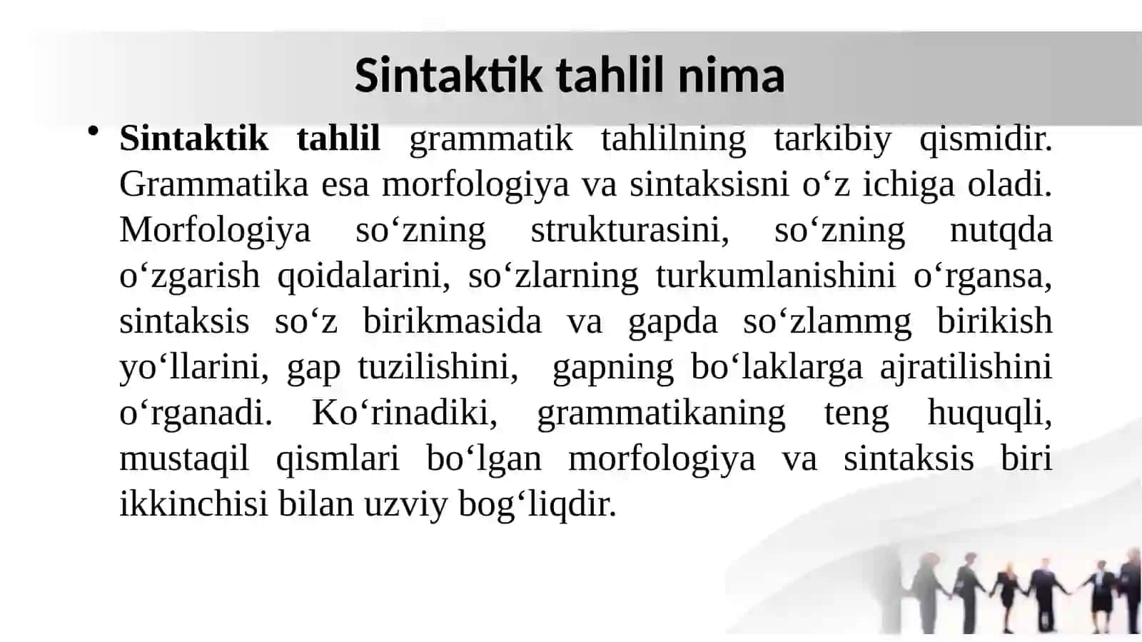 Sintaktik tahlilning avtomatik tizimi 3