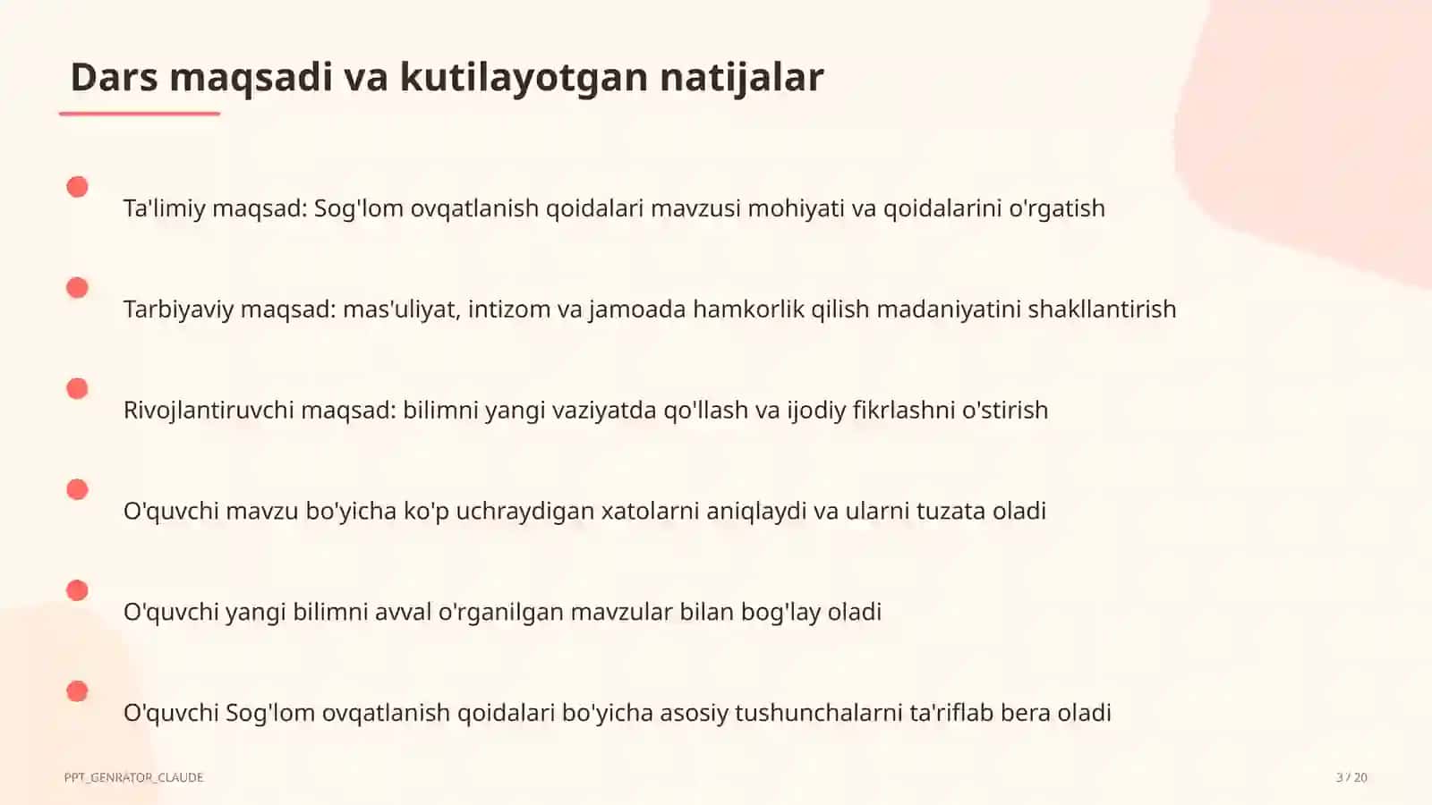 Sog'lom ovqatlanish qoidalari 3
